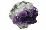 Dark Purple, Amethyst Crystal Cluster - Uruguay #139456-1